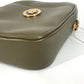 VERSACE Medusa Logo Crossbody Pochette Shoulder Bag Leather Unisex Brown