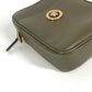 VERSACE Medusa Logo Crossbody Pochette Shoulder Bag Leather Unisex Brown
