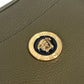 VERSACE Medusa Logo Crossbody Pochette Shoulder Bag Leather Unisex Brown