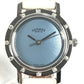 HERMES CL4.230 Clipper Nacle 12-Piece Diamond Women's Watch with Leather Strap, White