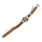 HERMES CL4.230 Clipper Nacle 12-Piece Diamond Women's Watch with Leather Strap, White