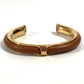 HERMES Accessories Bracelet Bangle Metal Women's Brown