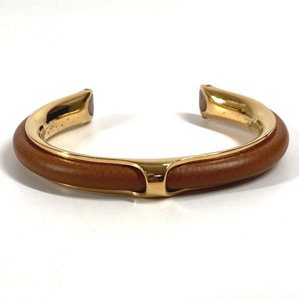 HERMES Accessories Bracelet Bangle Metal Women's Brown