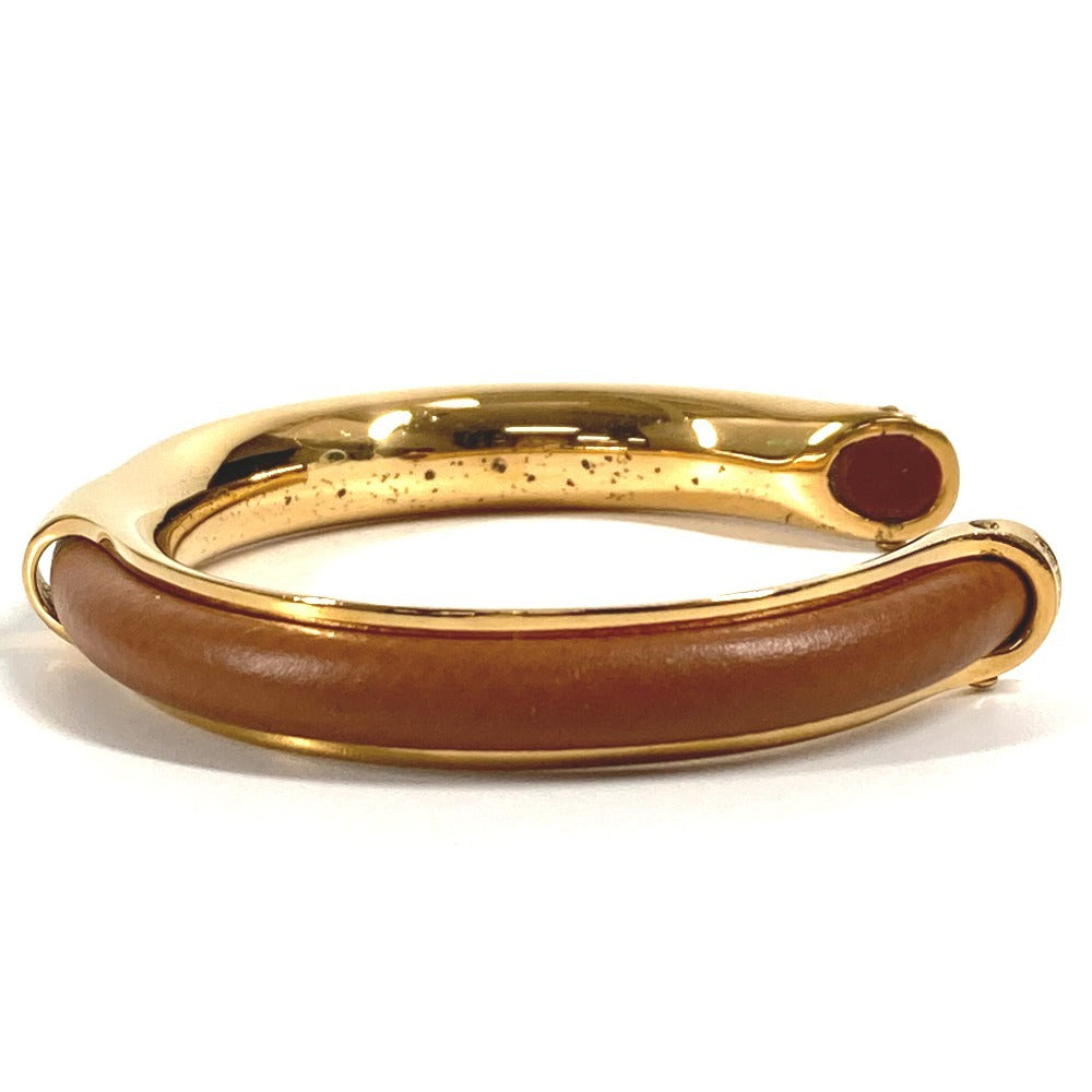HERMES Accessories Bracelet Bangle Metal Women's Brown