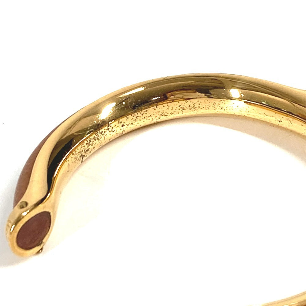 HERMES Accessories Bracelet Bangle Metal Women's Brown
