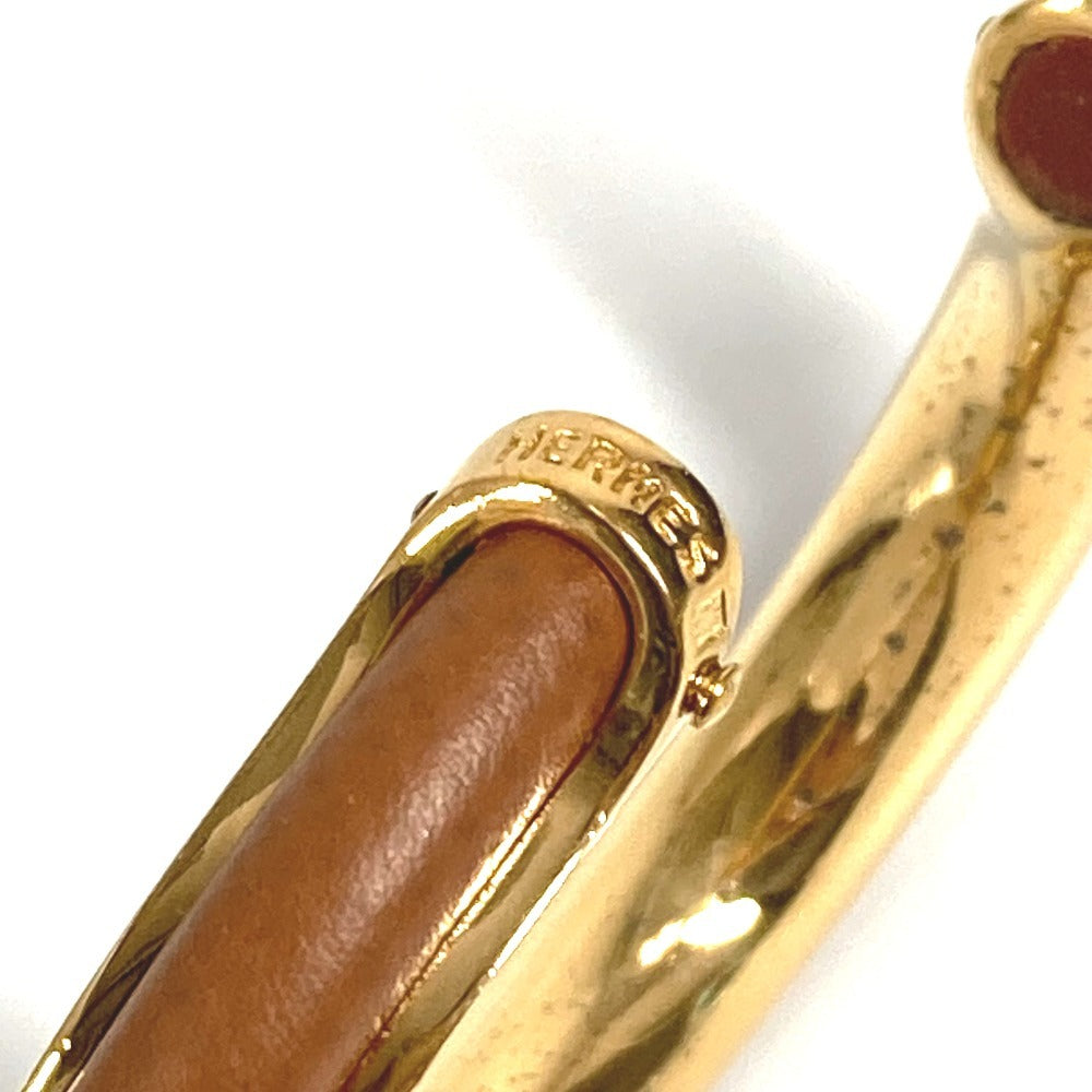 HERMES Accessories Bracelet Bangle Metal Women's Brown