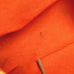 HERMES Etrivière Elan Shoulder Tote Bag in Leather/Canvas, Unisex, Orange