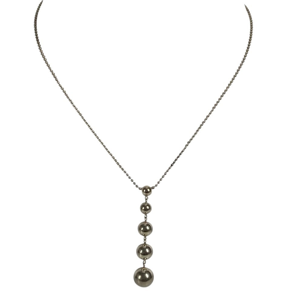 TIFFANY &amp; Co. 5-Ball Hardware Necklace in 925 Sterling Silver for Women