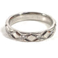 CHANEL Matelasse Quilted 10-Piece Diamond Ring in Platinum (Pt950) for Women in Silver