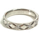CHANEL Matelasse Quilted 10-Piece Diamond Ring in Platinum (Pt950) for Women in Silver