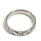 CHANEL Matelasse Quilted 10-Piece Diamond Ring in Platinum (Pt950) for Women in Silver