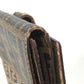 FENDI Zucca Logo Zucchino Compact Wallet, Bi-fold Leather/PVC, Unisex, Brown