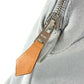 HERMES Baby BABY Diaper Pouch GM Pouch GM Makeup Pouch Travel Pouch Cosmetic Pouch Leather/Canvas Women's Gray