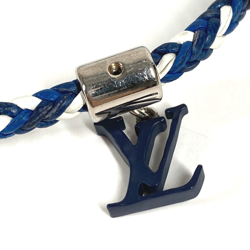 LOUIS VUITTON M6792 Friendship Charm Bracelet, Metal, Unisex, Navy
