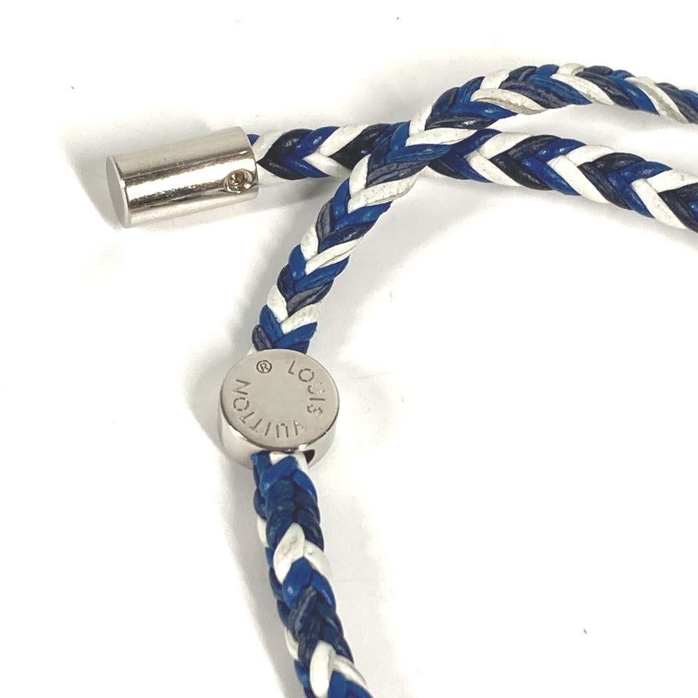 LOUIS VUITTON M6792 Friendship Charm Bracelet, Metal, Unisex, Navy