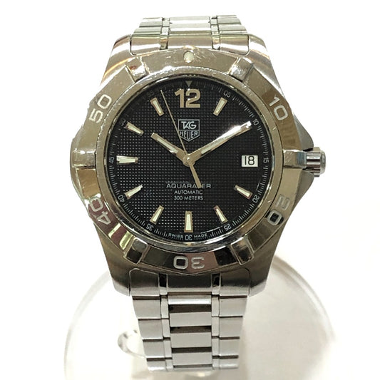 TAG HEUER WAF2110.BA0806 メンズウォッチ 時計 アクアレーサー デイト 自動巻き ウォッチ 腕時計 SS メンズ シルバー