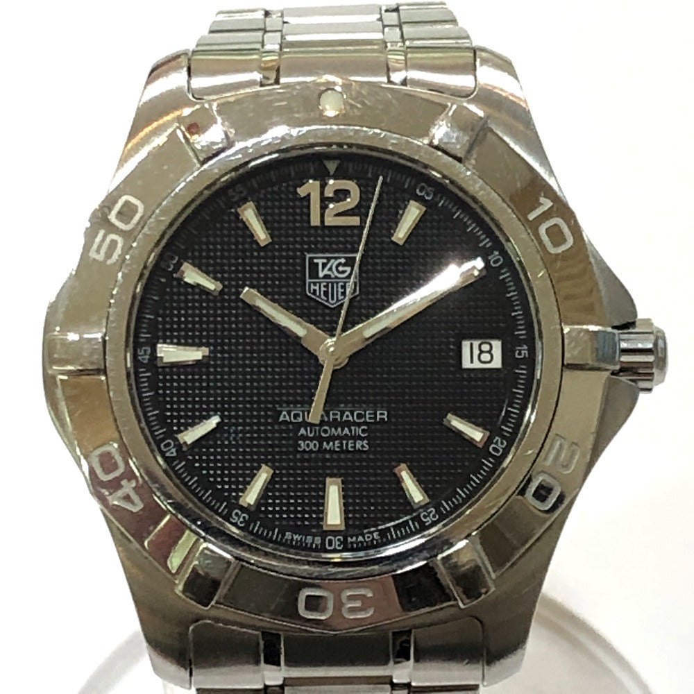 TAG HEUER WAF2110.BA0806 Men's Aquaracer Date Automatic Watch in Stainless Steel with Silver Accents