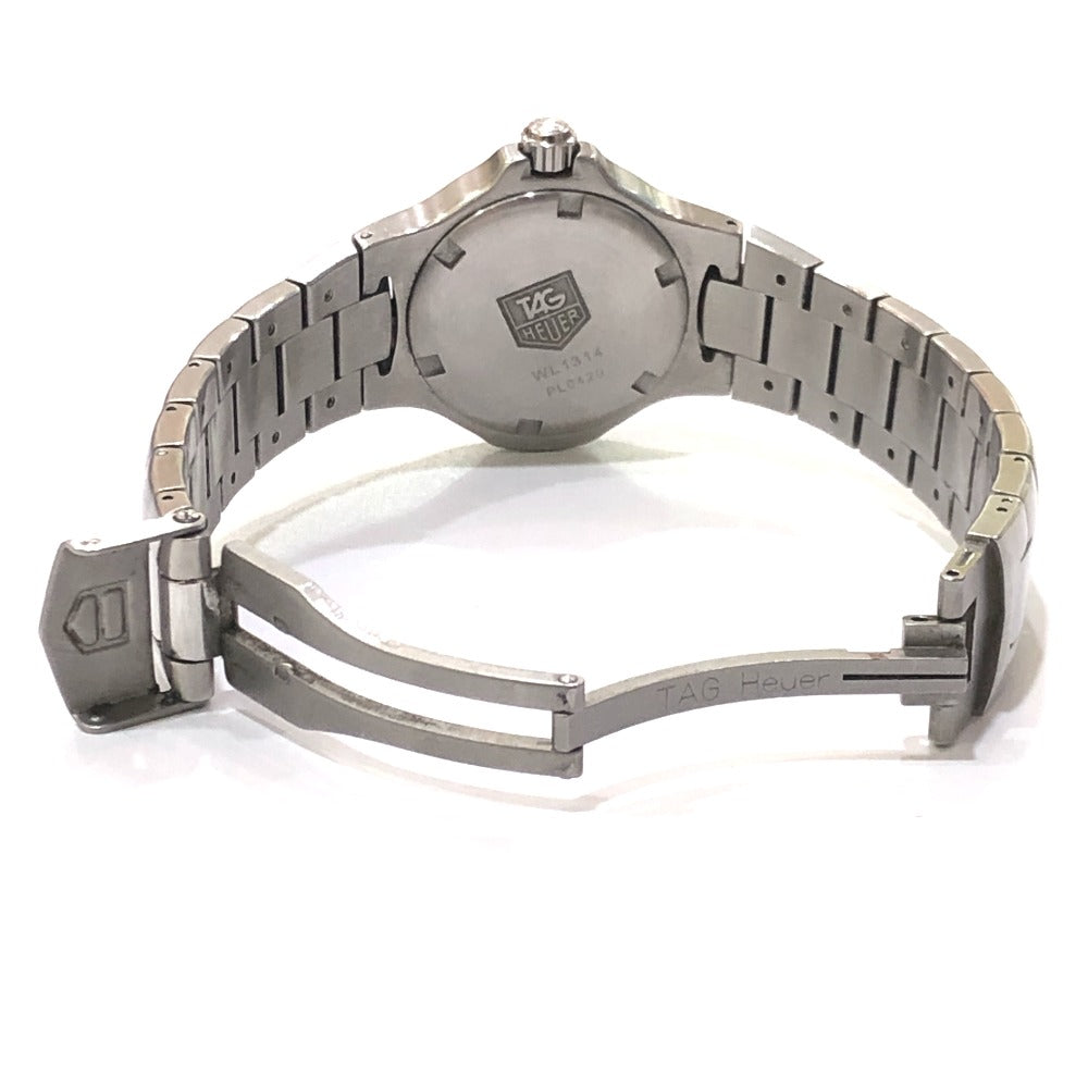 TAG HEUER WL1314 Women's Kirium Quartz Watch with Date Function, Stainless Steel, Silver