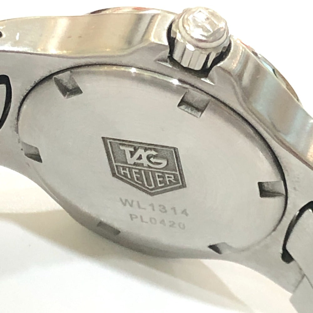 TAG HEUER WL1314 Women's Kirium Quartz Watch with Date Function, Stainless Steel, Silver