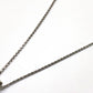 TIFFANY &amp; Co. WG750 Gold T-One Circle Pendant Chain Necklace, Accessory, Jewelry, Necklace, Au750, Women's, Silver