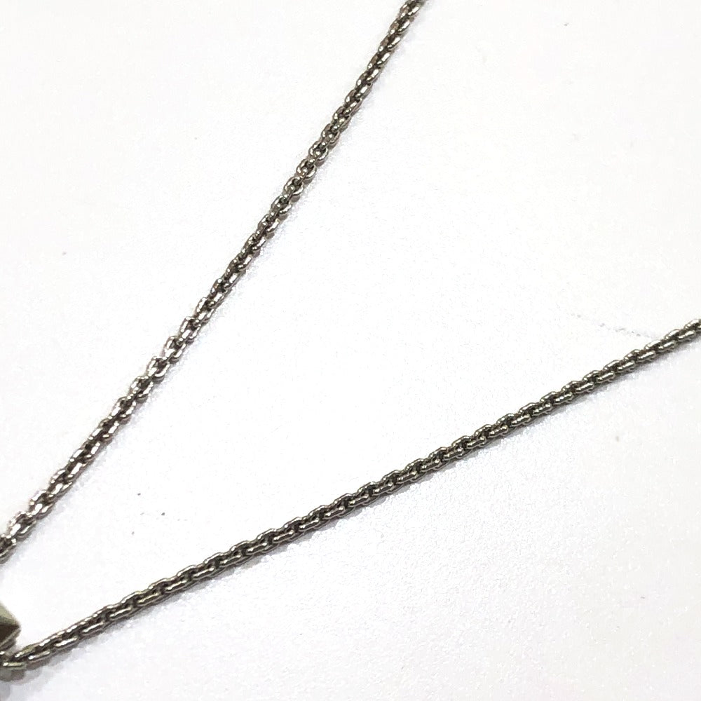 TIFFANY &amp; Co. WG750 Gold T-One Circle Pendant Chain Necklace, Accessory, Jewelry, Necklace, Au750, Women's, Silver