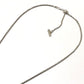 TIFFANY &amp; Co. WG750 Gold T-One Circle Pendant Chain Necklace, Accessory, Jewelry, Necklace, Au750, Women's, Silver