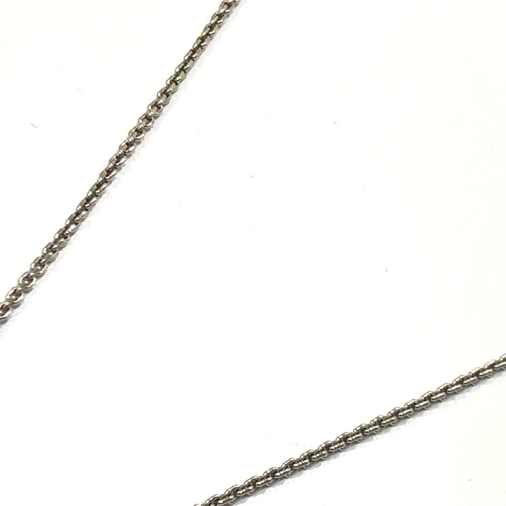 TIFFANY &amp; Co. WG750 Gold T-One Circle Pendant Chain Necklace, Accessory, Jewelry, Necklace, Au750, Women's, Silver