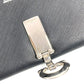 Salvatore Ferragamo Gancini Logo Long Wallet in Black Leather, Unisex