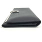 Salvatore Ferragamo Gancini Logo Long Wallet in Black Leather, Unisex