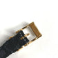 GUCCI GG logo leather bracelet, unisex, black