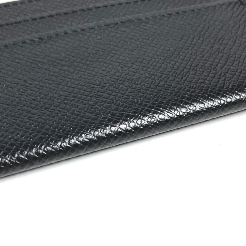 LOUIS VUITTON M32730 タイガ ポルトカルトダブル 名刺入れ パスケース カードケース タイガレザー ユニセックス ブラック