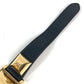 HERMES Medor Quartz Bracelet Watch, Leather, Unisex, Black