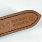 HERMES Medor Quartz Bracelet Watch, Leather, Unisex, Black