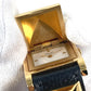 HERMES Medor Quartz Bracelet Watch, Leather, Unisex, Black