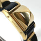 HERMES Medor Quartz Bracelet Watch, Leather, Unisex, Black