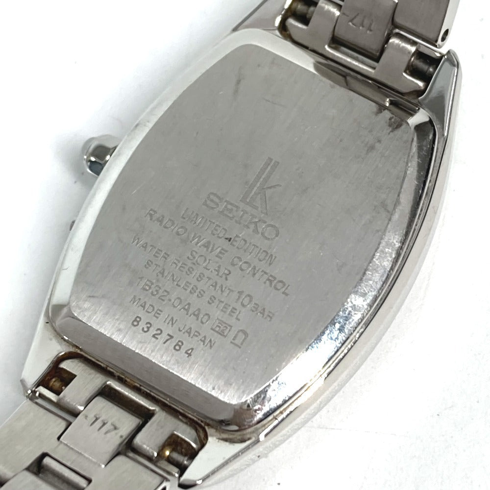 SEIKO SSVW133 Lucia Christmas Limited Edition 8-Piece Diamond Women's Watch, Stainless Steel, Silver
