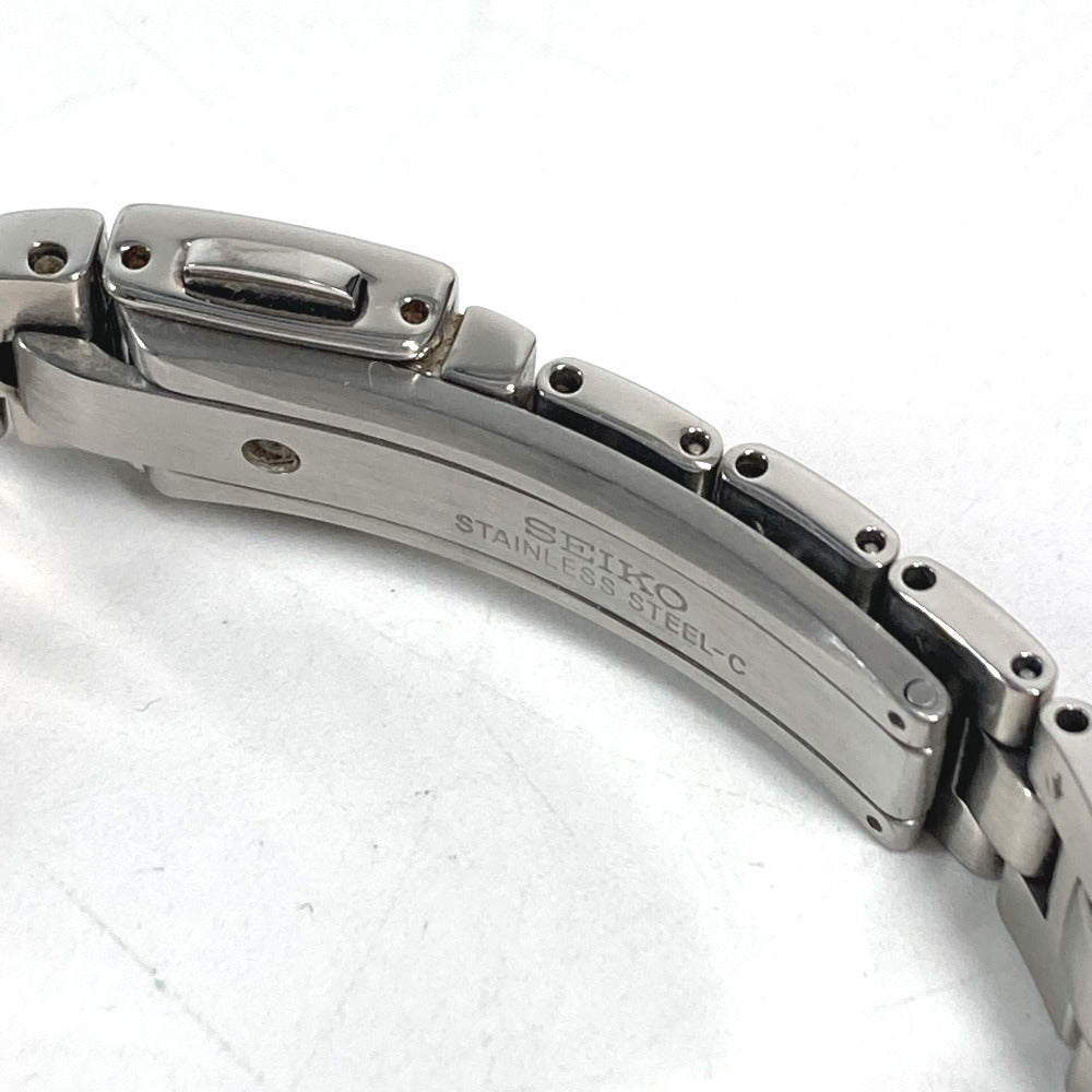 SEIKO SSVW133 Lucia Christmas Limited Edition 8-Piece Diamond Women's Watch, Stainless Steel, Silver