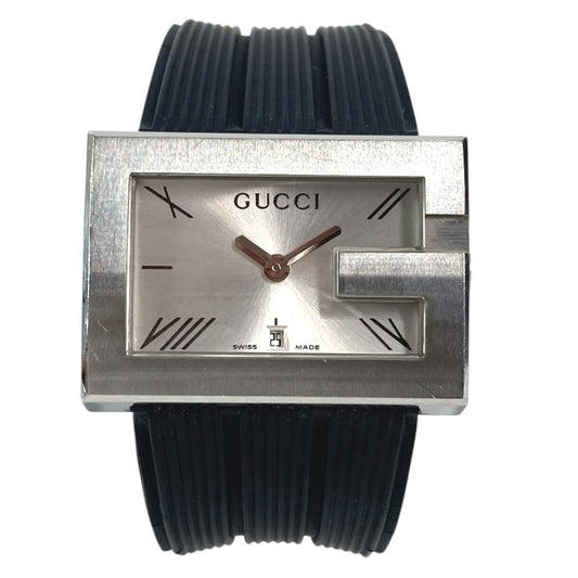 GUCCI 100M Gロゴ ウォッチ メンズウォッチ 時計 腕時計 SS メンズ ブラック