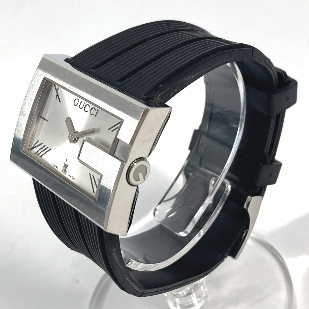 GUCCI 100M G Logo Watch, Men's Stainless Steel, Black