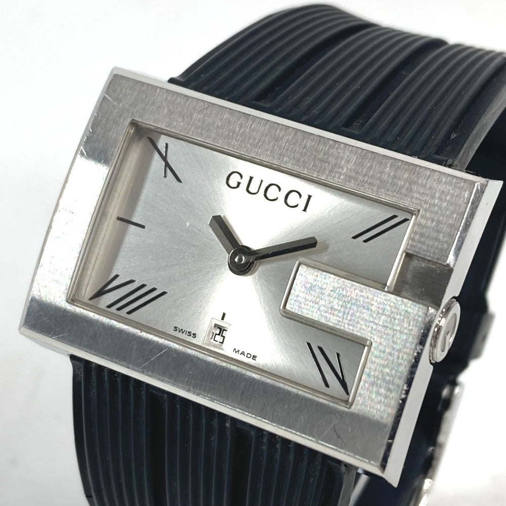 GUCCI 100M G Logo Watch, Men's Stainless Steel, Black