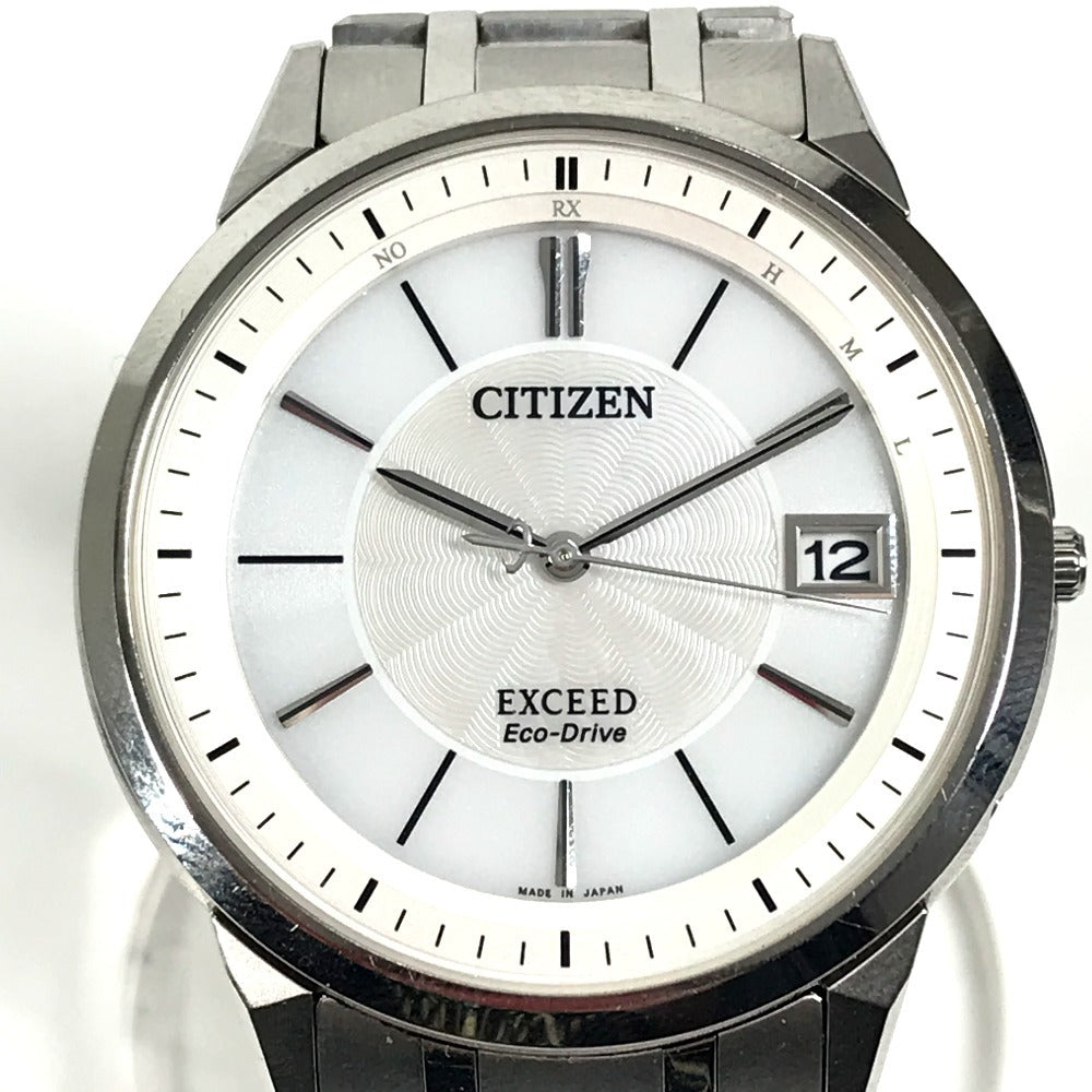 CITIZEN H113-T016189 Logo Exceed Watch, Stainless Steel, Unisex, Silver