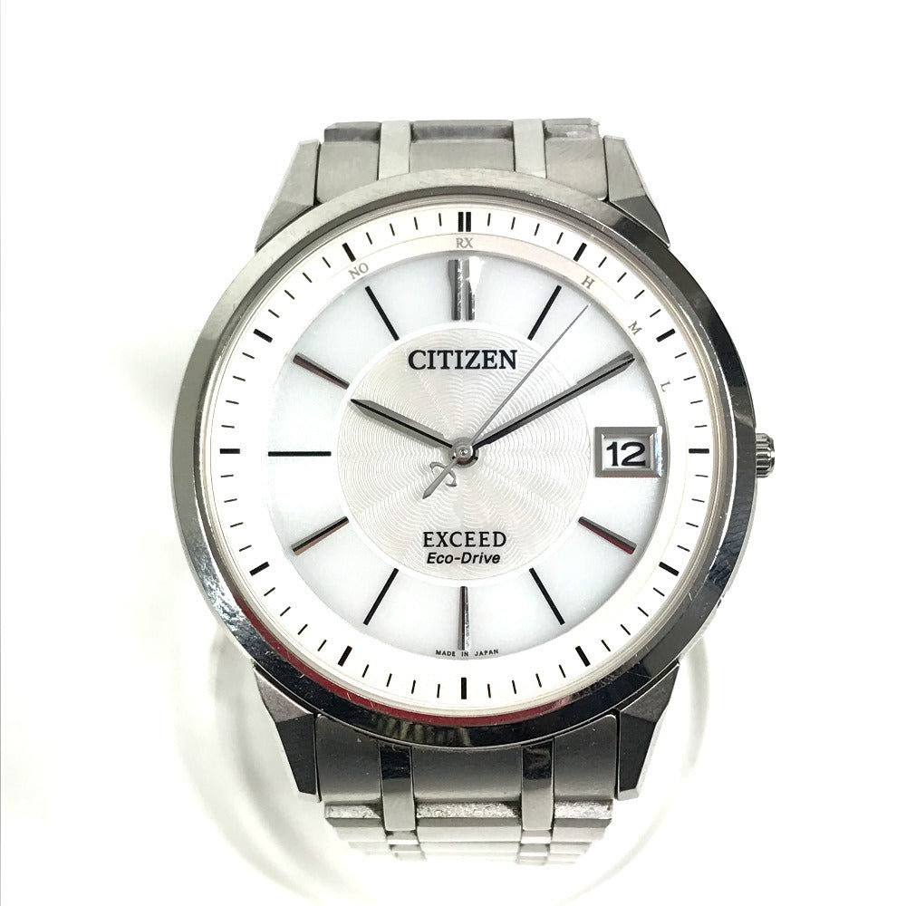CITIZEN H113-T016189 Logo Exceed Watch, Stainless Steel, Unisex, Silver