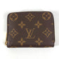 LOUIS VUITTON M60067 Monogram Zippy Coin Purse Wallet Coin Holder Round Zipper Coin Case Monogram Canvas Unisex Brown