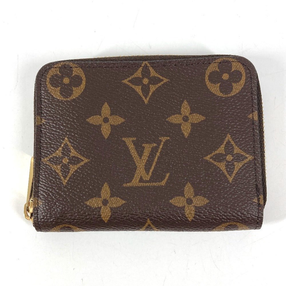 LOUIS VUITTON M60067 Monogram Zippy Coin Purse Wallet Coin Holder Round Zipper Coin Case Monogram Canvas Unisex Brown