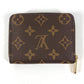 LOUIS VUITTON M60067 Monogram Zippy Coin Purse Wallet Coin Holder Round Zipper Coin Case Monogram Canvas Unisex Brown