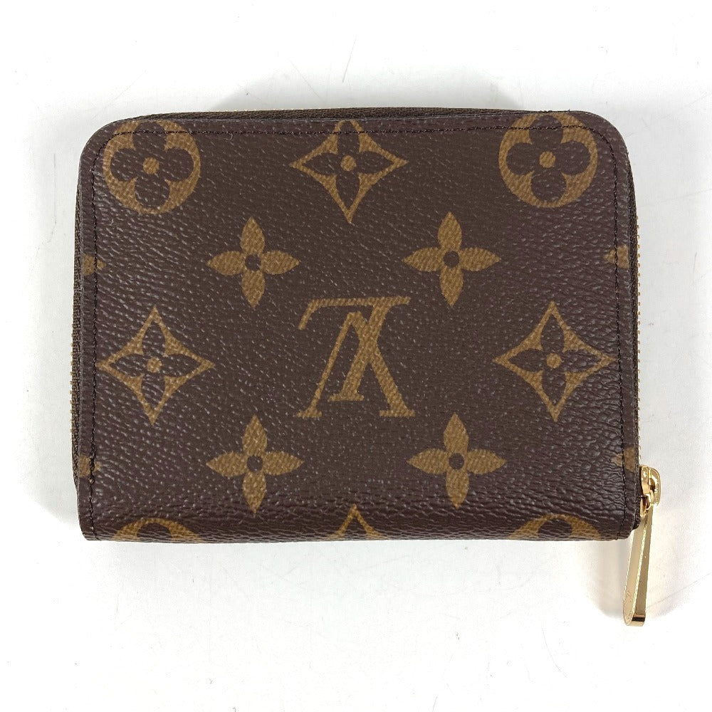 LOUIS VUITTON M60067 Monogram Zippy Coin Purse Wallet Coin Holder Round Zipper Coin Case Monogram Canvas Unisex Brown