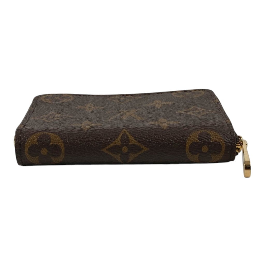 LOUIS VUITTON M60067 Monogram Zippy Coin Purse Wallet Coin Holder Round Zipper Coin Case Monogram Canvas Unisex Brown