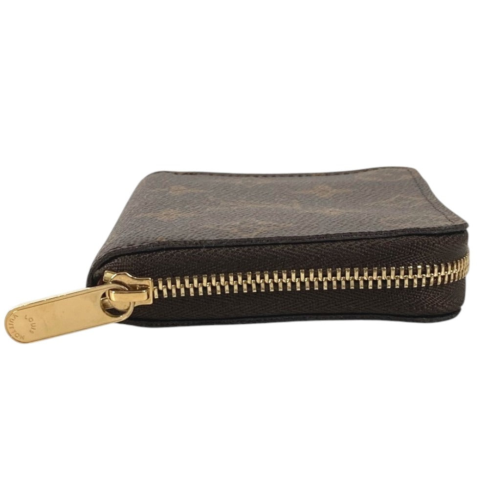 LOUIS VUITTON M60067 Monogram Zippy Coin Purse Wallet Coin Holder Round Zipper Coin Case Monogram Canvas Unisex Brown