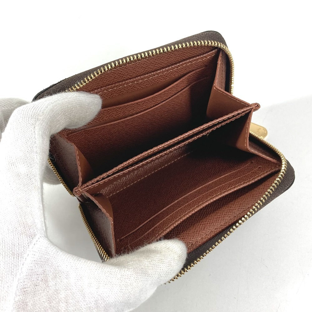 LOUIS VUITTON M60067 Monogram Zippy Coin Purse Wallet Coin Holder Round Zipper Coin Case Monogram Canvas Unisex Brown