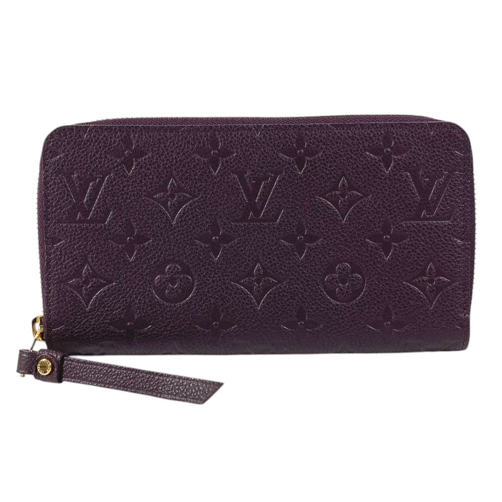 LOUIS VUITTON M60298 モノグラムアンプラント ポルトフォイユスクレットロン ロングウォレット ラウンドファスナー 長財布 モノグラムアンプラントレザー ユニセックス オーブ パープル